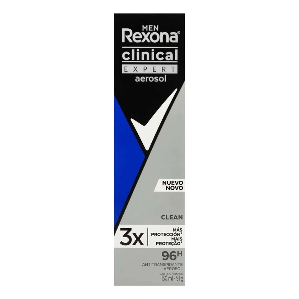 Rexona clinical Antiperspirant expert clean spray for men 150 ml - Image 1 of 1