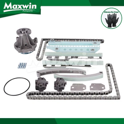 Kit de cadena de distribución sin engranajes bomba de agua apto para Mustang Crown Victoria Town Car 4,6 L Foto 1 de 4