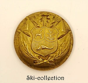 Bouton Militaire, Armée du PEROU. XIX°s. 20 mm - Picture 1 of 3