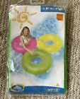 Intex Neon Frost Tube Float Inflatable Color Green Ring 36In - New Old Stock