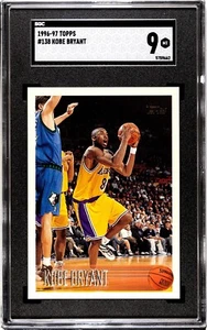 Kobe Bryant 1996-97 Topps #136 SGC 9 como nuevo - Imagen 1 de 2