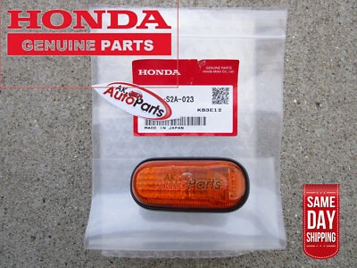 00 - 09 HONDA S2000 BASE FRONT LEFT SIDE FENDER ORANGE MARKER LIGHT LENS OEM NEW - Image 1 of 4