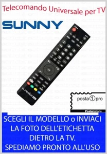 TELECOMANDO UNIVERSALE per TV e DECODER SAT DIGITALE SUNNY SCEGLI MODELLO LISTA - Foto 1 di 1