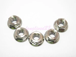 M6 x 1.0mm Pitch Titanium Ti Hex Flange Nut Fastener Aerospace Grade 2/6/10pcs - Picture 1 of 2