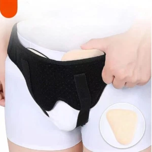 Men Inguinal Hernia Support Belt Double Groin Hernia Pain Relief Truss Brace URC - Picture 1 of 13