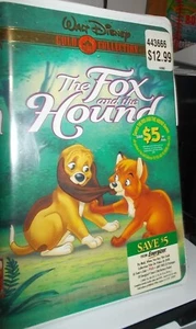 DISNEY GOLD COLLECTION THE FOX AND THE HOUND VHS, BRAND NEW FACTORY SEALED SUPE - Picture 1 of 4