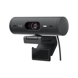 Logitech Brio 505 Full HD-Webcam mit automatischer Belichtungskorrektur grau - Bild 1 von 5