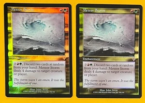 MTG METEOR STORM (Foil) (x2) Invasion (OldManMTG 011-851) - Picture 1 of 3