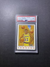 (PSA 9) 1991-92 Fleer Magic Johnson Pro Visions Insert Card #6