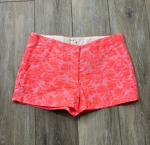 Crewcuts Shorts Girl’s Sz 14 Frankie Chino Shorts Tropical Print Hot Pink NWT - Picture 1 of 3