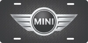 MINI COCHE LOGO MATRÍCULA PARA AUTO 12X6 ALUMINIO 5 - Imagen 1 de 1