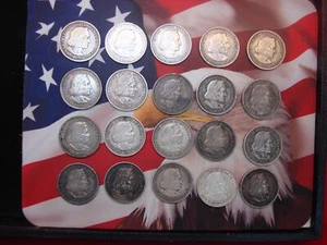 1893 COLUMBIAN EXPO COMMEMORATIVE HALF DOLLARS - ROLL OF 20 W/SOME NICER ONES - Picture 1 of 12