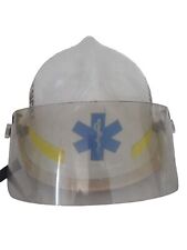 Vintage Hard hat w/ visor Fire Emergency Medical Doctor Chinstrap Winter Liner