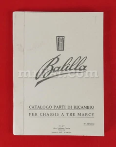 Catálogo de piezas Fiat 500 Balilla 3 M nuevo - Imagen 1 de 1