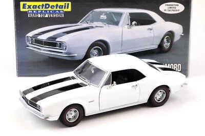 1:18 Exact Detail 1967 Chevrolet Camaro Coupe white/ black stripes WCC223 - Bild 1 von 4
