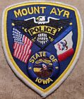 Patch épaule de police IA Mount Ayr Iowa