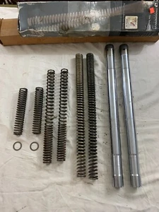 2 GL1500 Chrome Fork Tubes and Progressive Springs - Picture 1 of 3