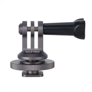Niceyrig Action Camera Mounting Cold Shoe Adapter for DJI OSMO GoPro Max / Hero - Bild 1 von 8