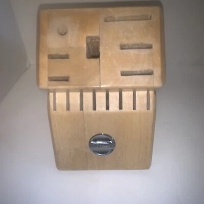 KITCHENAID 15 槽木质刀块 状况完好 — 第 1/4 张图片