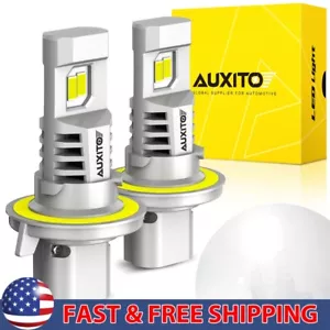 H13 9008 LED Headlight Low High Beam Bulb Super Bright White 30000LM Canbus 2/4X - Picture 1 of 11
