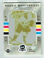 06-07 UD Upper Deck The Cup  Ryan Shannon  1/1  Printing Plate  Rookie