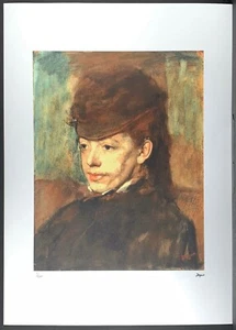 EDGAR DEGAS * 50 x 70 cm * signed lithograph * limited # 51/300 - Picture 1 of 5