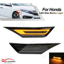 LED-Seitenmarkierungs-Blinker mit getönten Gläsern für 16-21 Honda Civic 10. Gen