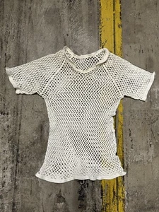 True Vintage Rare Survival Net Mesh Top Mens Medium Canadian Made - Picture 1 of 5