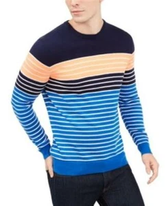 Club Room Pullover Herren XL Cosmic Crunch gestreift Rundhals Langarm - Bild 1 von 1