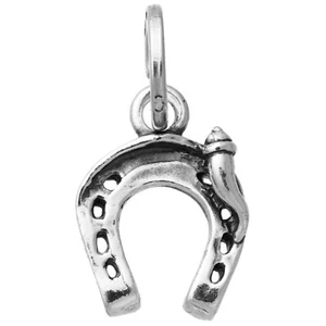 Charm Unisex Giovanni Raspini Argento 925 Ferro Di Cavallo Corno Fatto A Mano 11 - Foto 1 di 2