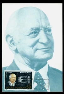 1983 Henri COANDA,Jet Engine,Inventor,aviation,Aerodynamics,Romania,FDC Maxicard - Picture 1 of 2