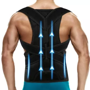 Back Brace Posture Corrector for Women and Men - Adjustable Back Brace - XL - Picture 1 of 7