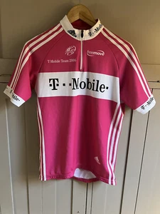 Adidas 2006 T-Mobile team maglia ciclismo uomo vintage | rosa/bianco | media | - Foto 1 di 8