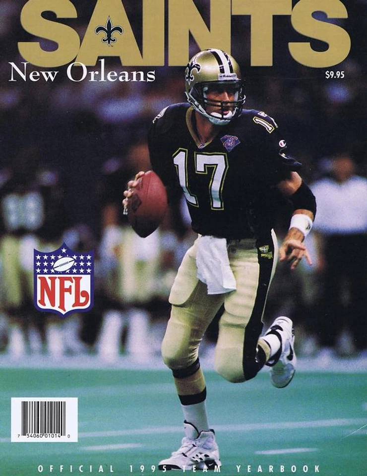 1995 New Orleans Saints NFL Football YB YEARBOOK - Image 1 of 1
