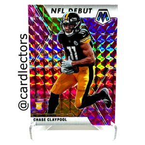 Panini Mosaic Chase Claypool 2020 debut en la NFL #278 RC camuflaje rosa Prizm Sp Steelers - Imagen 1 de 2