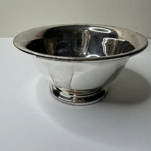 EPCA Poole Silver Co., #502, 4" de diámetro Cuenco sobre pedestal, usado - Imagen 1 de 8
