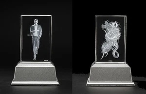 Yakuza 7 Gaiden 3D Crystal Double Set (Kazuma Kiryu, O-Ryu) Sega Japan Spiel - Bild 1 von 4