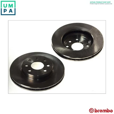 2x BRAKE DISC 08.A730.20 FOR FORD TRANSIT/Platform/Chassis/Bus/Van H9FB 2.4L - Image 1 of 4