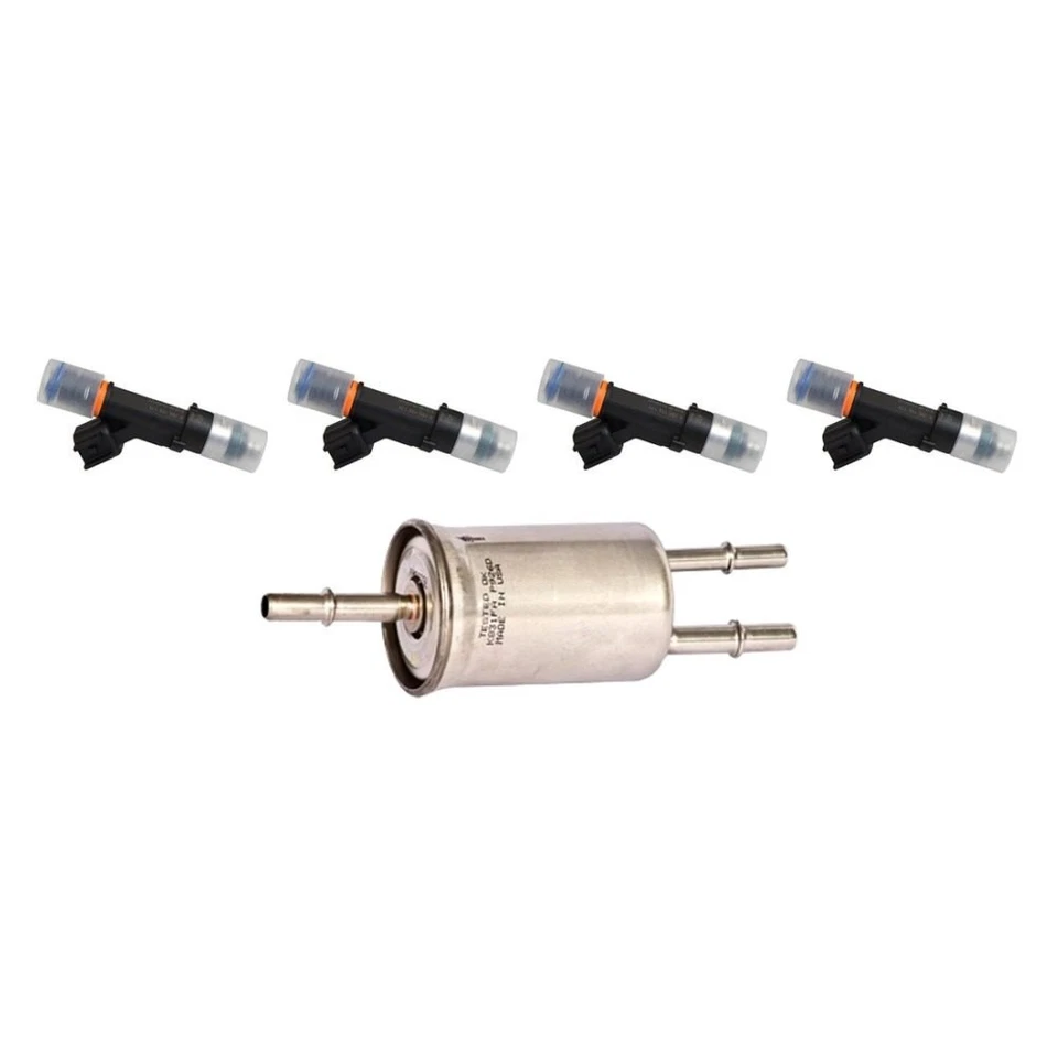 For Ford Focus 2008-2009 Motorcraft Fuel Injector w Fuel Filter Kit Foto 1 de 4