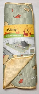 TAPPETINO ASCIUGATRICE DISNEY (2) WINNIE THE POOH 16 X 18 100% MICROFIBRA NUOVO CON SCATOLA - Foto 1 di 3