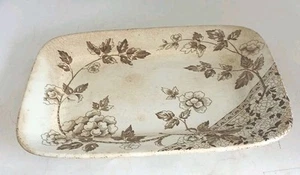 J.F. Wileman Albert Foley Potteries Staffordshire Platter 12.25"-1890 - Picture 1 of 6