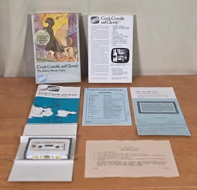 Crush Crumble Chomp! Movie Monster Commodore 64 Epyx  Big Box Game Complete CIB - Image 1 of 4
