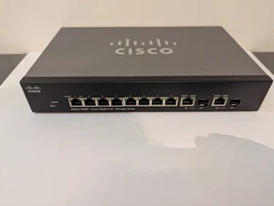 Cisco SG300-10MPP 10-Port Gigabit PoE Managed Switch - Bild 1 von 4