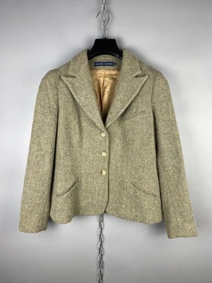 Ralph Lauren Womens Wool Alpaca Button Casual Blazer Jacket Size M - Image 1 of 4