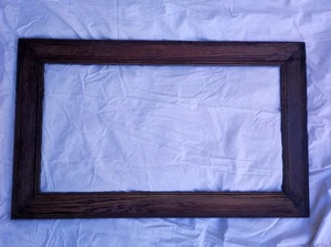 Ancien cadre baguette chene Naturel  feuillure 71 cm x 38 frame Tableaux - Picture 1 of 8