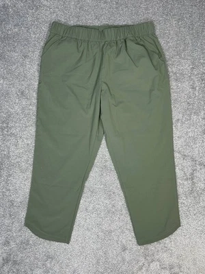 Pantalones de pesca Columbia Omni Shade PFG para mujer grandes verdes con logotipo tiro alto al aire libre Foto 1 de 4