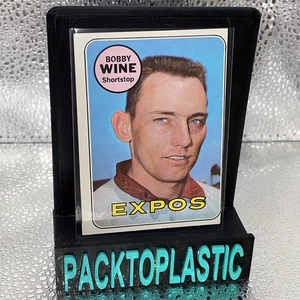 1969 Topps - High # Bobby Wine #648 Expos SP centrado B5 - Imagen 1 de 2