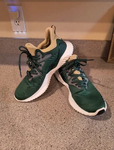 Adidas Bounce Green Sneakers Shoes, Mens 7.5m New, No Box - Picture 1 of 16