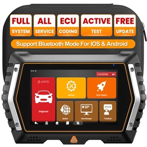 ANCEL V3 Elite Car OBD2 Diagnostic Scanner ECU Coding All System Bidirectional - Imagen 1 de 15