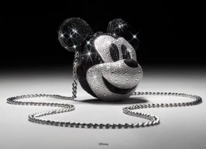 DISNEY x ALDO RHINESTONE MICKEY MOUSE CROSSBODY MICRO BAG SOLD OUT NWT IN HAND - Picture 1 of 5